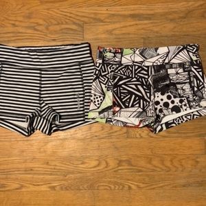 Reebok stretch workout shorts